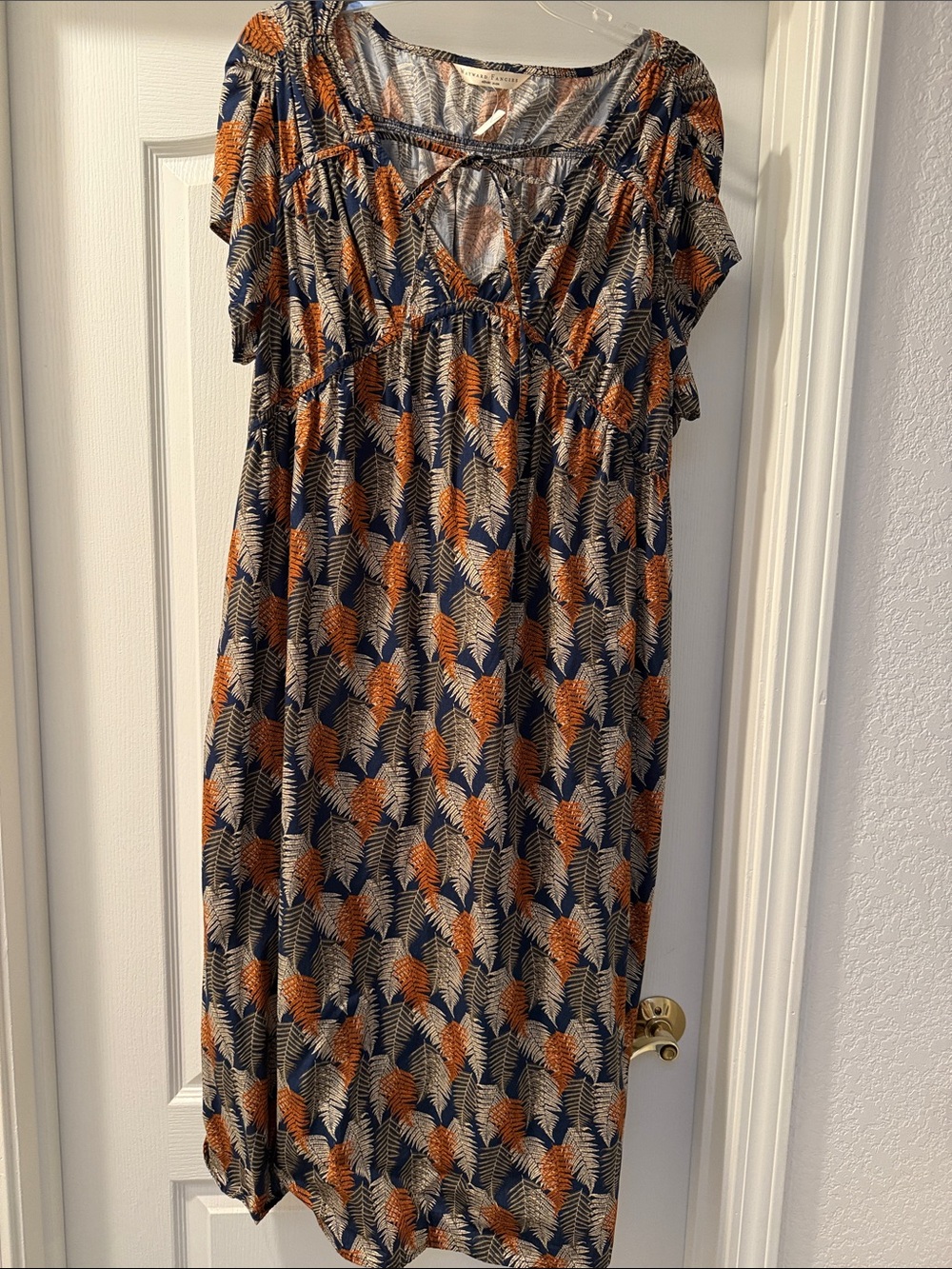 EShakti Autumn Leaves Dess